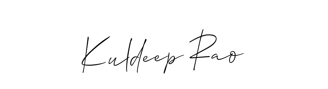 You should practise on your own different ways (Allison_Script) to write your name (Kuldeep Rao) in signature. don't let someone else do it for you. Kuldeep Rao signature style 2 images and pictures png