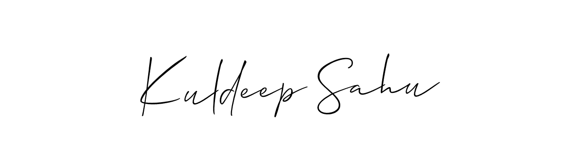 Also You can easily find your signature by using the search form. We will create Kuldeep Sahu name handwritten signature images for you free of cost using Allison_Script sign style. Kuldeep Sahu signature style 2 images and pictures png