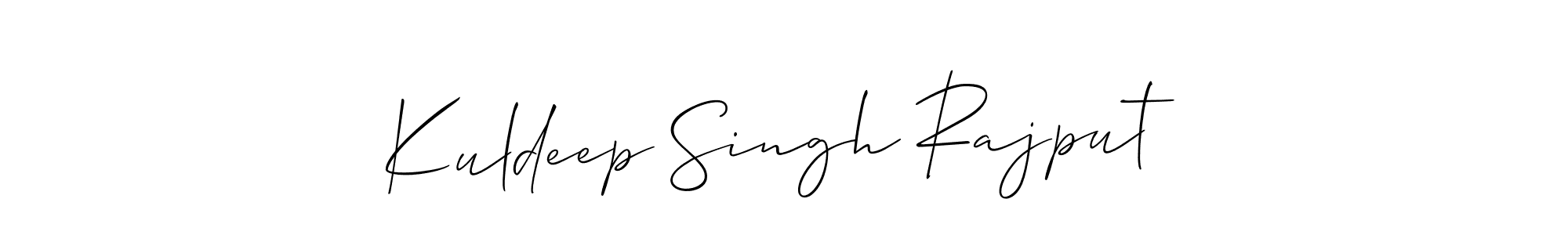 if you are searching for the best signature style for your name Kuldeep Singh Rajput. so please give up your signature search. here we have designed multiple signature styles  using Allison_Script. Kuldeep Singh Rajput signature style 2 images and pictures png