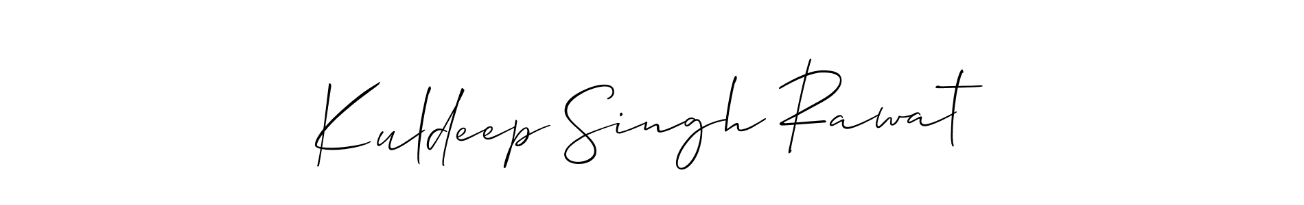 Also You can easily find your signature by using the search form. We will create Kuldeep Singh Rawat name handwritten signature images for you free of cost using Allison_Script sign style. Kuldeep Singh Rawat signature style 2 images and pictures png