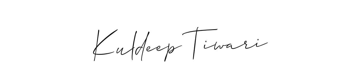 How to Draw Kuldeep Tiwari signature style? Allison_Script is a latest design signature styles for name Kuldeep Tiwari. Kuldeep Tiwari signature style 2 images and pictures png