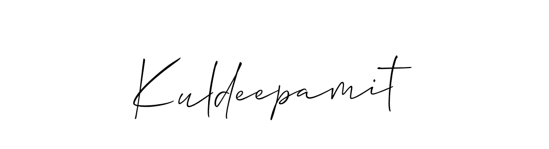 It looks lik you need a new signature style for name Kuldeepamit. Design unique handwritten (Allison_Script) signature with our free signature maker in just a few clicks. Kuldeepamit signature style 2 images and pictures png