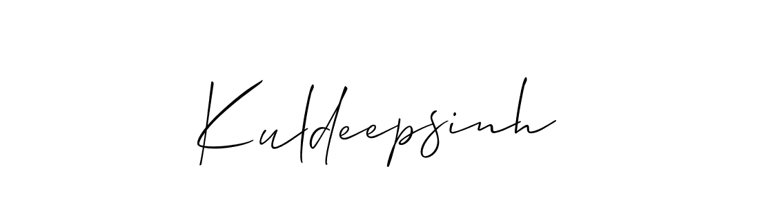 It looks lik you need a new signature style for name Kuldeepsinh. Design unique handwritten (Allison_Script) signature with our free signature maker in just a few clicks. Kuldeepsinh signature style 2 images and pictures png