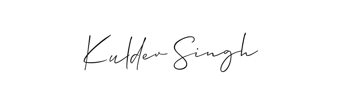 Make a short Kuldev Singh signature style. Manage your documents anywhere anytime using Allison_Script. Create and add eSignatures, submit forms, share and send files easily. Kuldev Singh signature style 2 images and pictures png