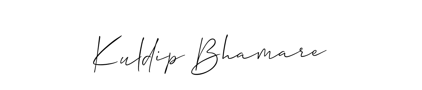 Here are the top 10 professional signature styles for the name Kuldip Bhamare. These are the best autograph styles you can use for your name. Kuldip Bhamare signature style 2 images and pictures png