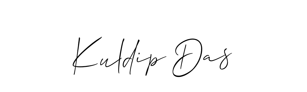 if you are searching for the best signature style for your name Kuldip Das. so please give up your signature search. here we have designed multiple signature styles  using Allison_Script. Kuldip Das signature style 2 images and pictures png