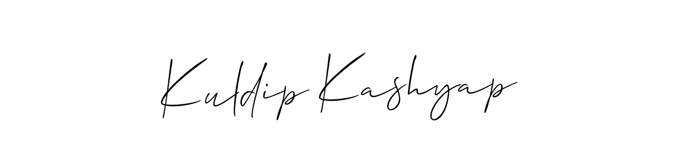 Make a beautiful signature design for name Kuldip Kashyap. Use this online signature maker to create a handwritten signature for free. Kuldip Kashyap signature style 2 images and pictures png