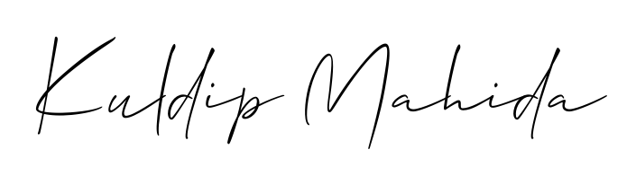 How to make Kuldip Mahida name signature. Use Allison_Script style for creating short signs online. This is the latest handwritten sign. Kuldip Mahida signature style 2 images and pictures png