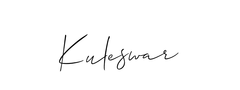 Similarly Allison_Script is the best handwritten signature design. Signature creator online .You can use it as an online autograph creator for name Kuleswar. Kuleswar signature style 2 images and pictures png