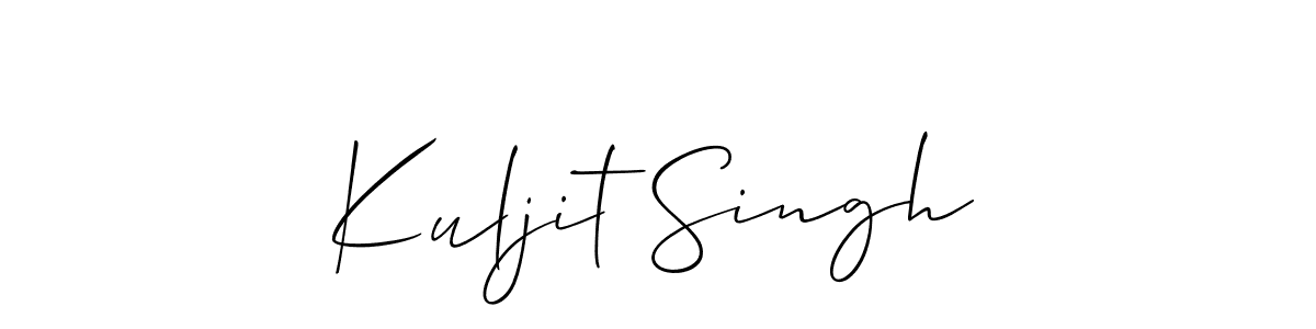 Make a short Kuljit Singh signature style. Manage your documents anywhere anytime using Allison_Script. Create and add eSignatures, submit forms, share and send files easily. Kuljit Singh signature style 2 images and pictures png