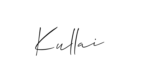 It looks lik you need a new signature style for name Kullai. Design unique handwritten (Allison_Script) signature with our free signature maker in just a few clicks. Kullai signature style 2 images and pictures png