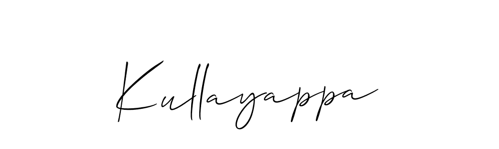 Also we have Kullayappa name is the best signature style. Create professional handwritten signature collection using Allison_Script autograph style. Kullayappa signature style 2 images and pictures png