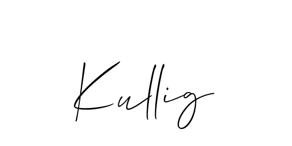 Make a short Kullig signature style. Manage your documents anywhere anytime using Allison_Script. Create and add eSignatures, submit forms, share and send files easily. Kullig signature style 2 images and pictures png