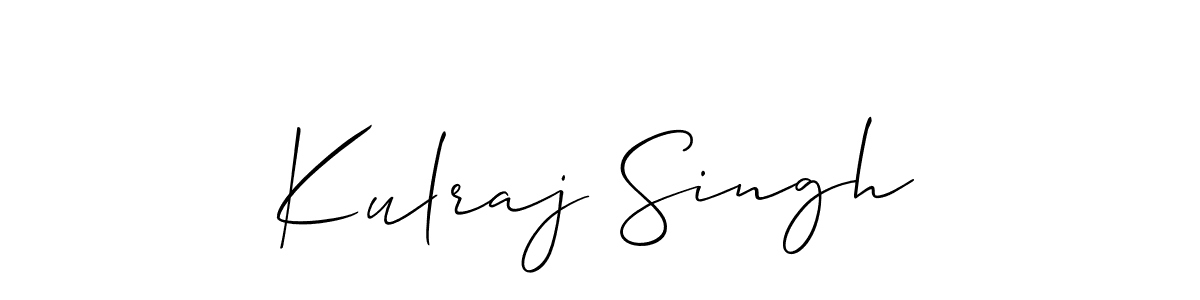 Kulraj Singh stylish signature style. Best Handwritten Sign (Allison_Script) for my name. Handwritten Signature Collection Ideas for my name Kulraj Singh. Kulraj Singh signature style 2 images and pictures png