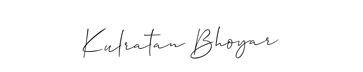 How to Draw Kulratan Bhoyar signature style? Allison_Script is a latest design signature styles for name Kulratan Bhoyar. Kulratan Bhoyar signature style 2 images and pictures png