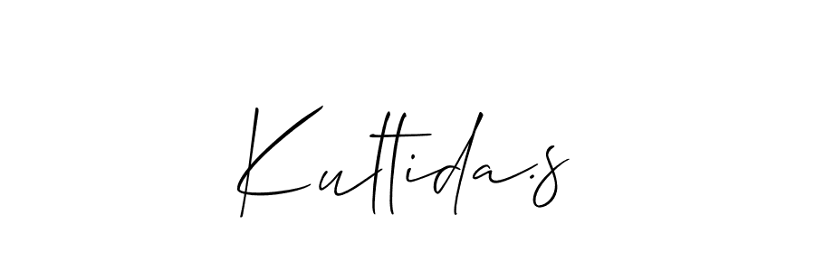 Once you've used our free online signature maker to create your best signature Allison_Script style, it's time to enjoy all of the benefits that Kultida.s name signing documents. Kultida.s signature style 2 images and pictures png