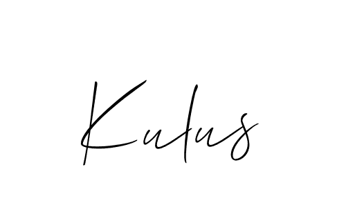 The best way (Allison_Script) to make a short signature is to pick only two or three words in your name. The name Kulus include a total of six letters. For converting this name. Kulus signature style 2 images and pictures png