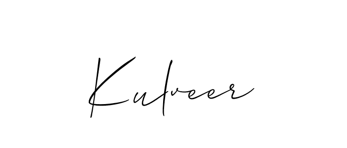 You should practise on your own different ways (Allison_Script) to write your name (Kulveer) in signature. don't let someone else do it for you. Kulveer signature style 2 images and pictures png