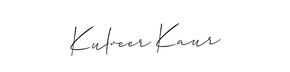 How to Draw Kulveer Kaur signature style? Allison_Script is a latest design signature styles for name Kulveer Kaur. Kulveer Kaur signature style 2 images and pictures png