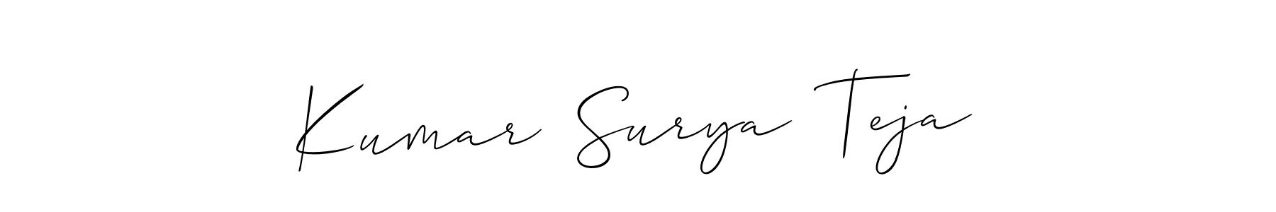 Here are the top 10 professional signature styles for the name Kumar  Surya  Teja. These are the best autograph styles you can use for your name. Kumar  Surya  Teja signature style 2 images and pictures png