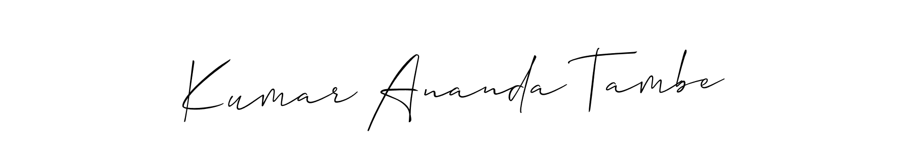 See photos of Kumar Ananda Tambe official signature by Spectra . Check more albums & portfolios. Read reviews & check more about Allison_Script font. Kumar Ananda Tambe signature style 2 images and pictures png
