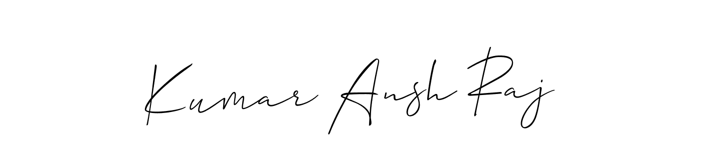 Make a beautiful signature design for name Kumar Ansh Raj. Use this online signature maker to create a handwritten signature for free. Kumar Ansh Raj signature style 2 images and pictures png