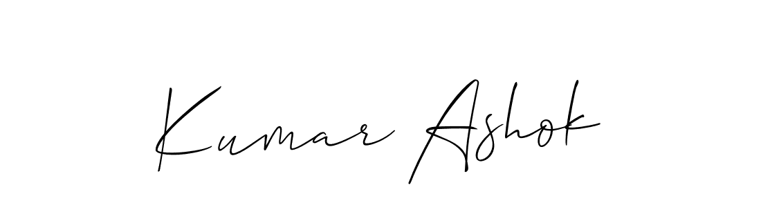 Once you've used our free online signature maker to create your best signature Allison_Script style, it's time to enjoy all of the benefits that Kumar Ashok name signing documents. Kumar Ashok signature style 2 images and pictures png