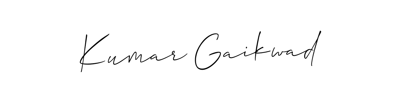 Make a beautiful signature design for name Kumar Gaikwad. Use this online signature maker to create a handwritten signature for free. Kumar Gaikwad signature style 2 images and pictures png