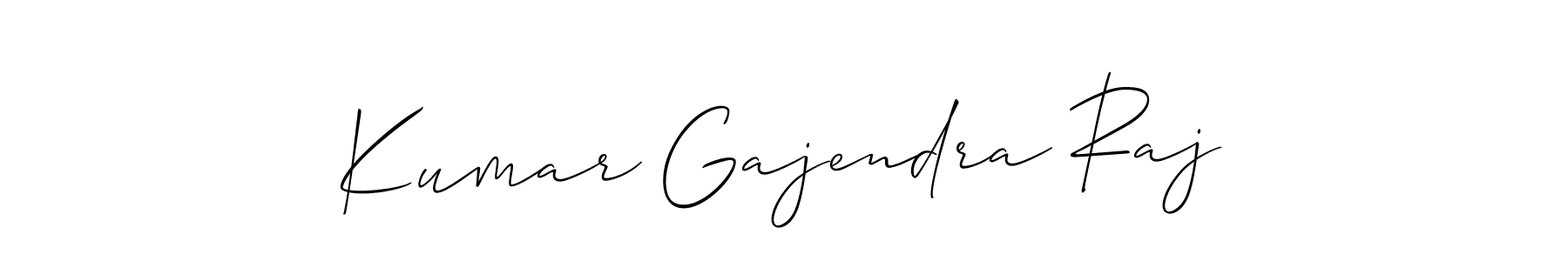 The best way (Allison_Script) to make a short signature is to pick only two or three words in your name. The name Kumar Gajendra Raj include a total of six letters. For converting this name. Kumar Gajendra Raj signature style 2 images and pictures png