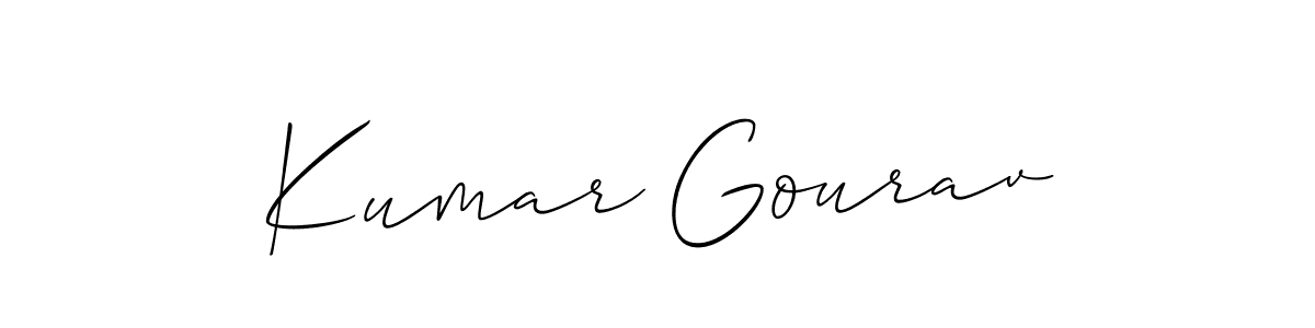 Similarly Allison_Script is the best handwritten signature design. Signature creator online .You can use it as an online autograph creator for name Kumar Gourav. Kumar Gourav signature style 2 images and pictures png