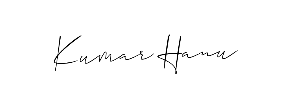 Make a beautiful signature design for name Kumar Hanu. Use this online signature maker to create a handwritten signature for free. Kumar Hanu signature style 2 images and pictures png