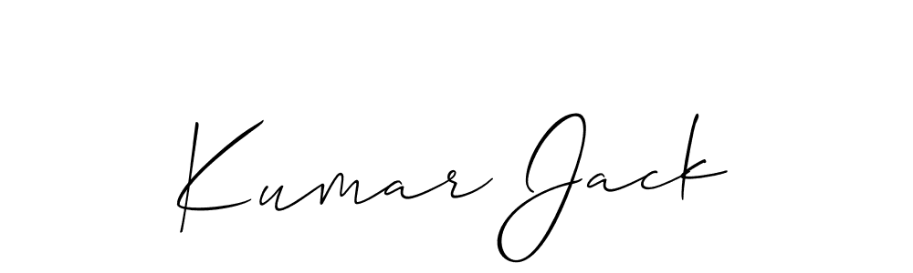 Best and Professional Signature Style for Kumar Jack. Allison_Script Best Signature Style Collection. Kumar Jack signature style 2 images and pictures png