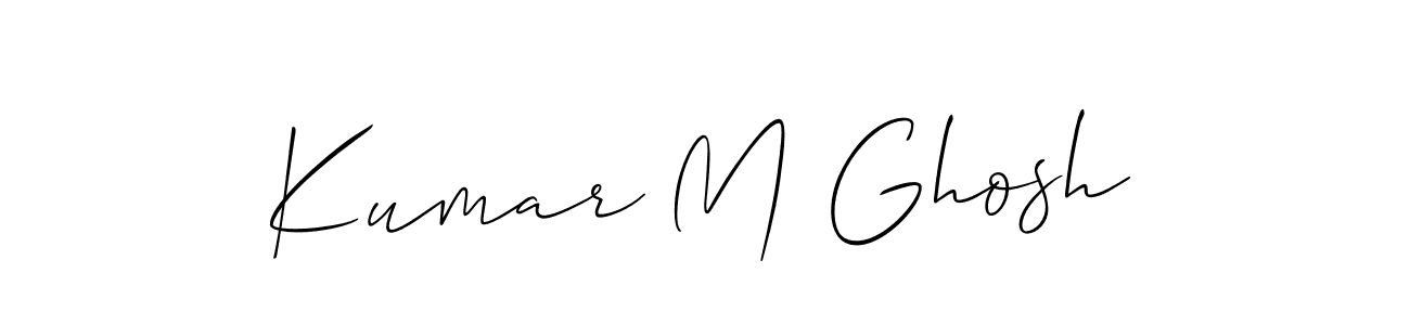 Once you've used our free online signature maker to create your best signature Allison_Script style, it's time to enjoy all of the benefits that Kumar M Ghosh name signing documents. Kumar M Ghosh signature style 2 images and pictures png