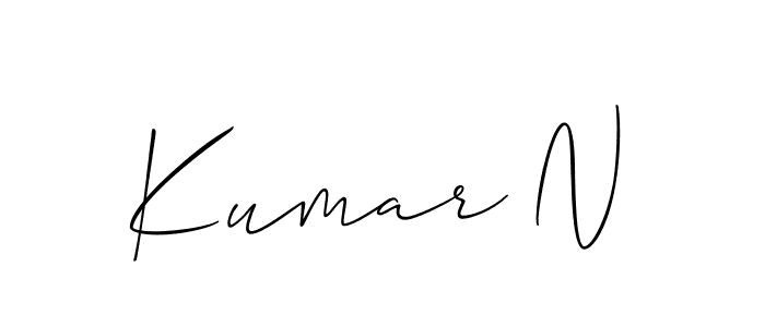 Make a short Kumar N signature style. Manage your documents anywhere anytime using Allison_Script. Create and add eSignatures, submit forms, share and send files easily. Kumar N signature style 2 images and pictures png