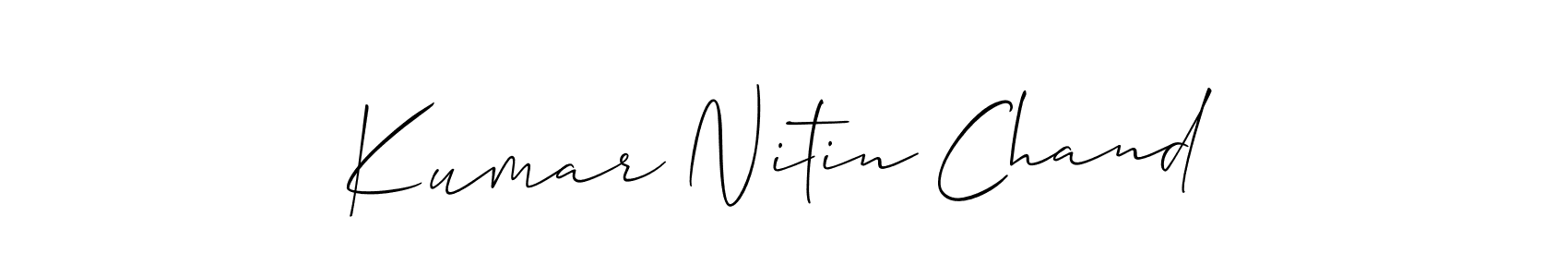 Best and Professional Signature Style for Kumar Nitin Chand. Allison_Script Best Signature Style Collection. Kumar Nitin Chand signature style 2 images and pictures png