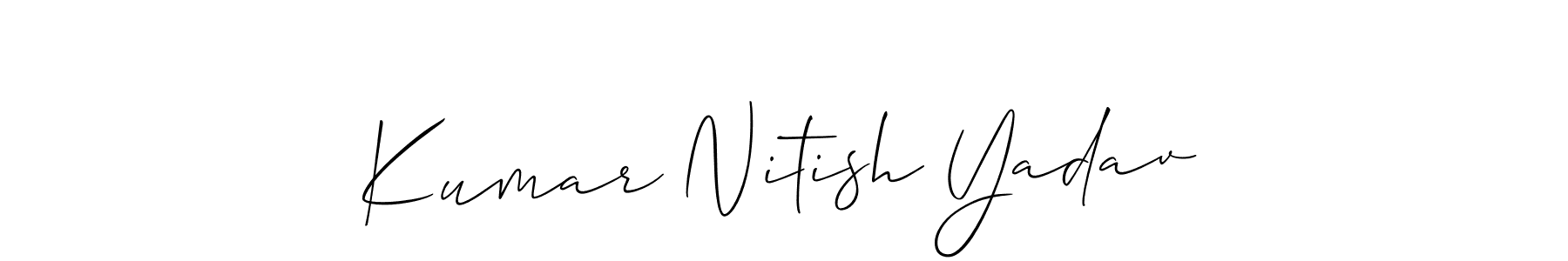 Check out images of Autograph of Kumar Nitish Yadav name. Actor Kumar Nitish Yadav Signature Style. Allison_Script is a professional sign style online. Kumar Nitish Yadav signature style 2 images and pictures png