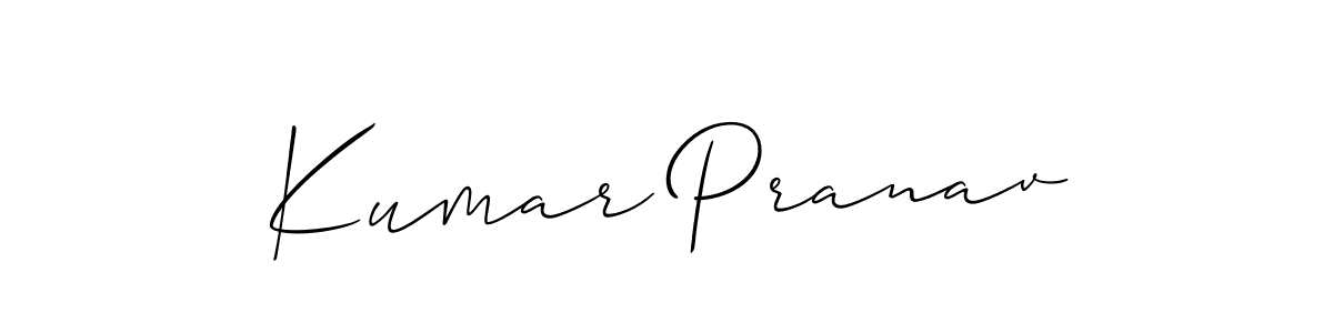 You can use this online signature creator to create a handwritten signature for the name Kumar Pranav. This is the best online autograph maker. Kumar Pranav signature style 2 images and pictures png