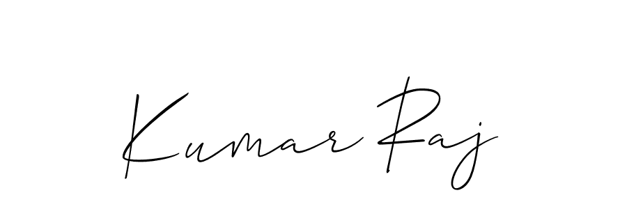 Best and Professional Signature Style for Kumar Raj. Allison_Script Best Signature Style Collection. Kumar Raj signature style 2 images and pictures png