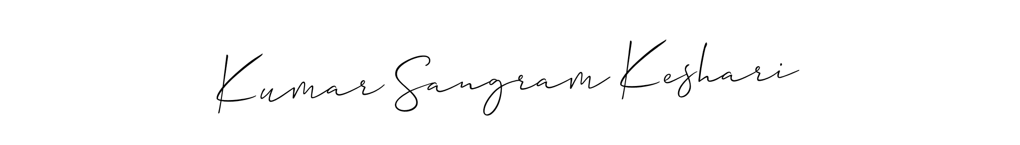 Once you've used our free online signature maker to create your best signature Allison_Script style, it's time to enjoy all of the benefits that Kumar Sangram Keshari name signing documents. Kumar Sangram Keshari signature style 2 images and pictures png