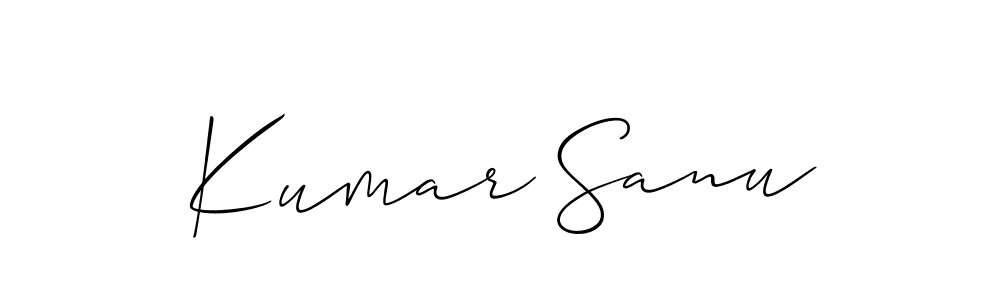 if you are searching for the best signature style for your name Kumar Sanu. so please give up your signature search. here we have designed multiple signature styles  using Allison_Script. Kumar Sanu signature style 2 images and pictures png