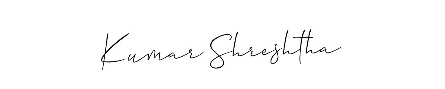 Best and Professional Signature Style for Kumar Shreshtha. Allison_Script Best Signature Style Collection. Kumar Shreshtha signature style 2 images and pictures png