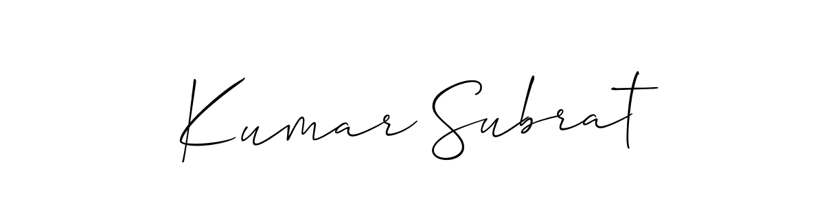 See photos of Kumar Subrat official signature by Spectra . Check more albums & portfolios. Read reviews & check more about Allison_Script font. Kumar Subrat signature style 2 images and pictures png