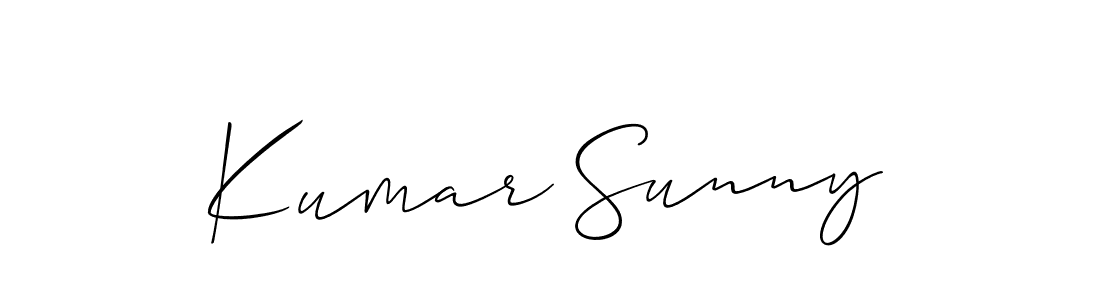 Once you've used our free online signature maker to create your best signature Allison_Script style, it's time to enjoy all of the benefits that Kumar Sunny name signing documents. Kumar Sunny signature style 2 images and pictures png