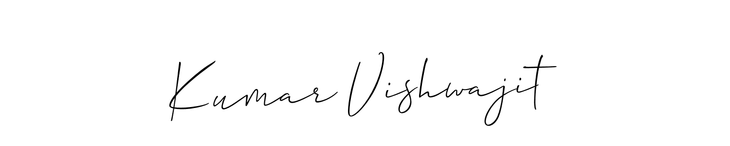 Best and Professional Signature Style for Kumar Vishwajit. Allison_Script Best Signature Style Collection. Kumar Vishwajit signature style 2 images and pictures png