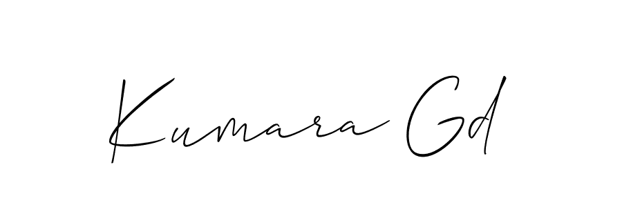 Also You can easily find your signature by using the search form. We will create Kumara Gd name handwritten signature images for you free of cost using Allison_Script sign style. Kumara Gd signature style 2 images and pictures png