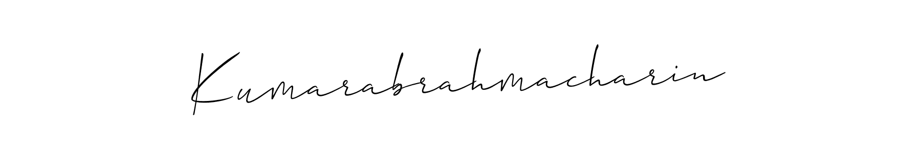 Once you've used our free online signature maker to create your best signature Allison_Script style, it's time to enjoy all of the benefits that Kumarabrahmacharin name signing documents. Kumarabrahmacharin signature style 2 images and pictures png