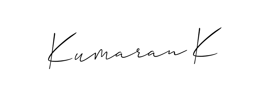 Check out images of Autograph of Kumaran K name. Actor Kumaran K Signature Style. Allison_Script is a professional sign style online. Kumaran K signature style 2 images and pictures png