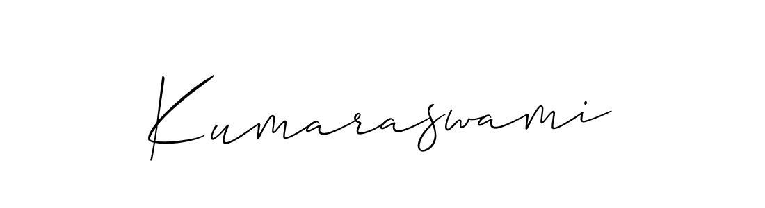 You should practise on your own different ways (Allison_Script) to write your name (Kumaraswami) in signature. don't let someone else do it for you. Kumaraswami signature style 2 images and pictures png