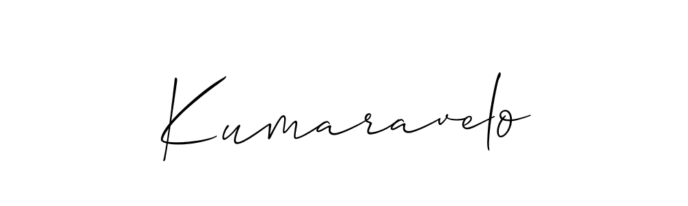 Allison_Script is a professional signature style that is perfect for those who want to add a touch of class to their signature. It is also a great choice for those who want to make their signature more unique. Get Kumaravelo name to fancy signature for free. Kumaravelo signature style 2 images and pictures png