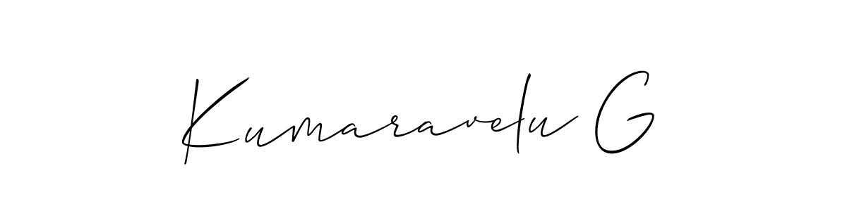 Make a beautiful signature design for name Kumaravelu G. Use this online signature maker to create a handwritten signature for free. Kumaravelu G signature style 2 images and pictures png